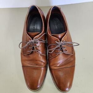 Cole Haan Mens Lenox Hill Cap Oxford Dress Shoe Size 9.5W Leather Brown